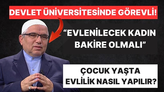 Marmara İlahiyat Hocası Yazdı, Menzil Bastı: "Çocuk Yaşta Evlilik Nasıl Yapılır?"