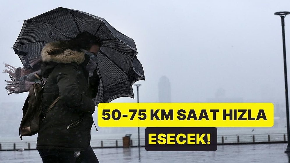 İstanbul Valiliği'nden Fırtına Uyarısı!