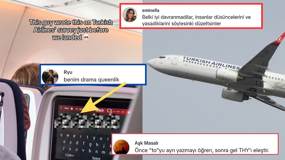 Yabancı Bir Yolcunun THY Uçuşu Sonunda Verdiği Anket Cevabı Sosyal Medyayı İkiye Böldü!