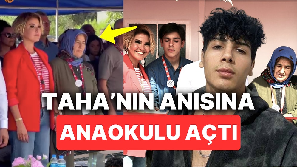 Gülben Ergen Depremde Vefat Eden Taha Duymaz'ın Anısına Hatay'da Anaokulu Açtı