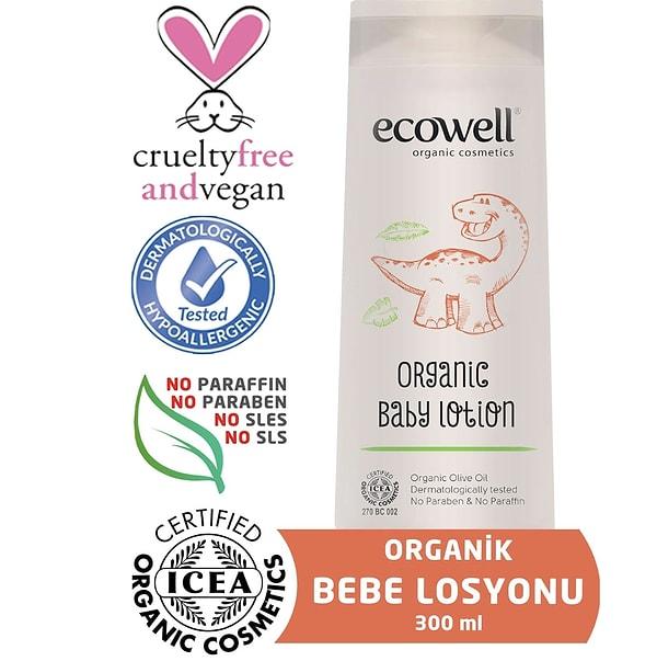 8. Organik ve vegan sertifikalı bir marka.