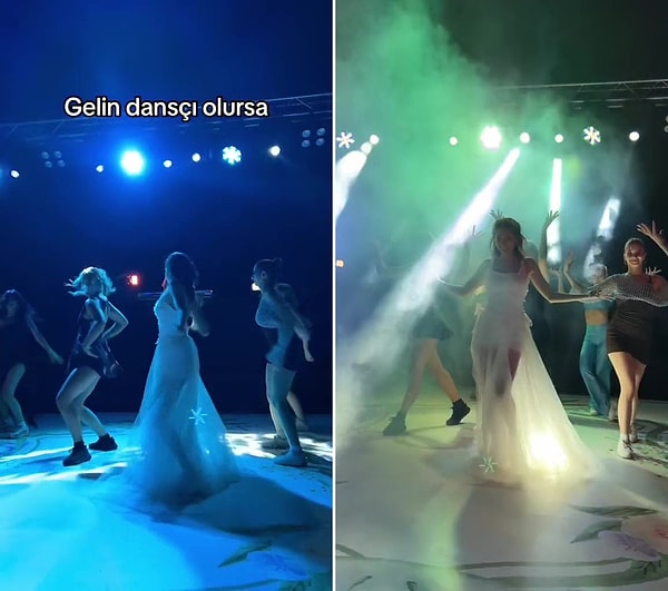 Arkadaşları ile birlikte hazırladığı koreografi ile yaptığı dansı paylaşan Gözde Öztürk'ün o anları sosyal medyada viral oldu.