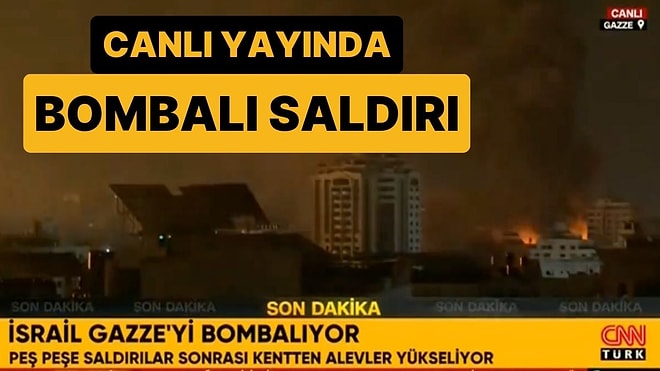 CNN Türk'ün Gazze'den Canlı Yayını Sırasında Bombalı Saldırı Gerçekleşti