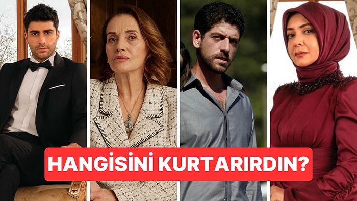 Bu Dizi/Film Karakterlerinden İkisi Denize Düşse Hangisini Kurtarırsın?