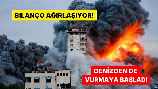 İsrail-Hamas Çatışmaları 4. Gününde! Ölü Ve Yaralı Sayısı Artıyor:  İsrail Denizden de Vurmaya Başladı