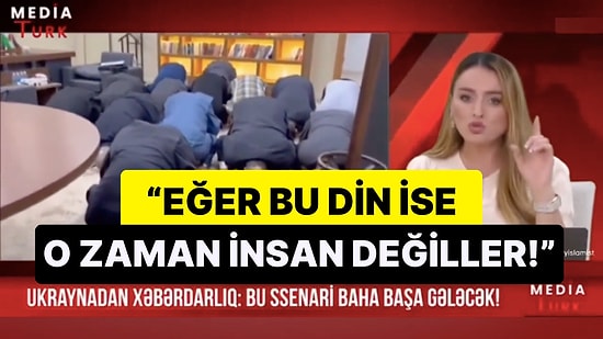 Azerbaycanlı Sunucu Hamas Liderlerinin 'Şükür Namazı' Kıldığı Görüntülere İsyan Etti