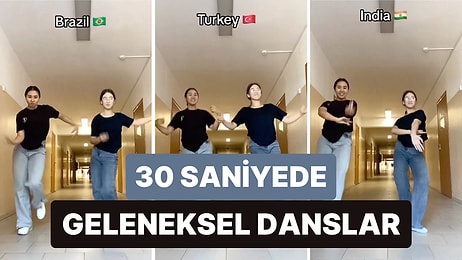 30 Saniyede 10'dan Fazla Ülkenin Geleneksel Dansını Sergileyen Dansçılar