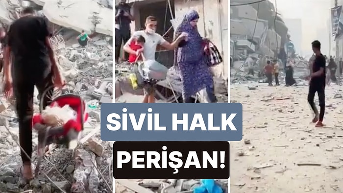 Yoğun Saldırının Ardından Gazze'nin Son Hali Sivil Halkın Yaşadığı Durumu Gözler Önüne Serdi