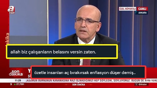 Mehmet Şimşek'in "Maaş Zamları Enflasyona Neden Oluyor" Açıklaması Sosyal Medyada Yorumlara Neden Oldu