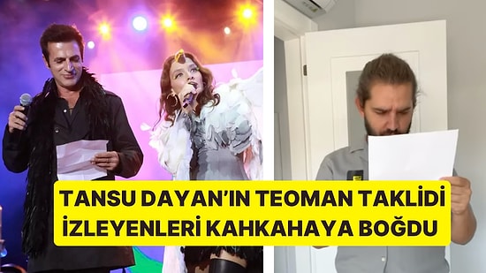 Teoman'ı Tiye Alan Tansu Dayan'ın Videosu Yorum Yağmuruna Tutuldu