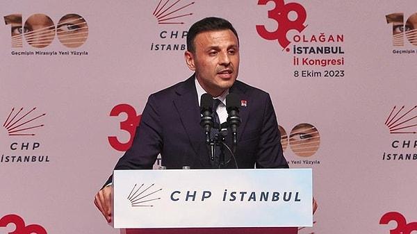 Cumhuriyet Halk Partisi'nin (CHP) İstanbul İl Başkanı adayı olan Özgür Çelik, 342 delegenin oyunu alarak CHP'nin yeni İstanbul İl Başkanı oldu.