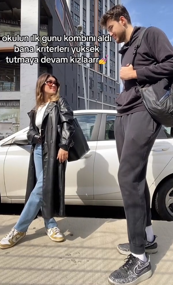 İkilinin TikTok hesapları üzerinden yaptıkları video paylaşımı kısa sürede birçok yorum ve izlenme aldı.