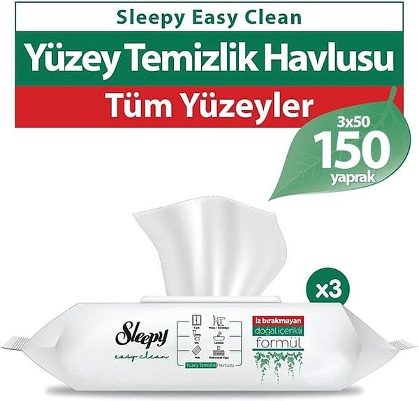 17. Sleepy Easy Clean Yüzey Temizlik Havlusu