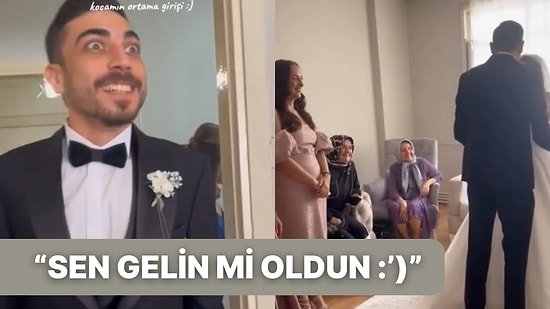 Damadın Eşini Gelinlikle Gördüğü An Verdiği Tepki Sizi Pamuk Gibi Yapacak!