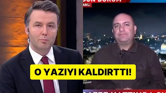 Sunucu Mehmet Akif Ersoy'un Kudüs Tepkisi Canlı Yayına Damga Vurdu!