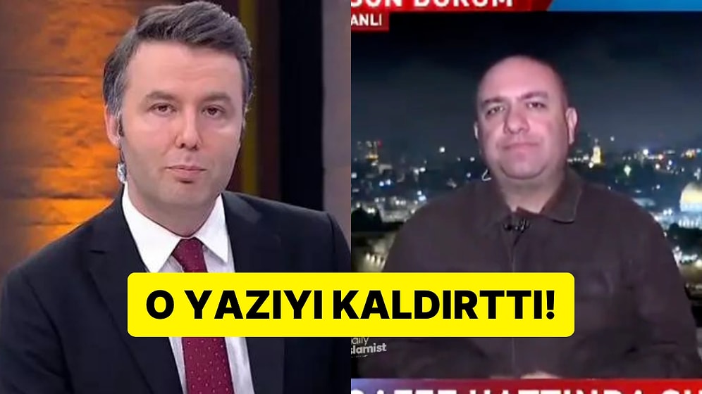 Sunucu Mehmet Akif Ersoy'un Kudüs Tepkisi Canlı Yayına Damga Vurdu!