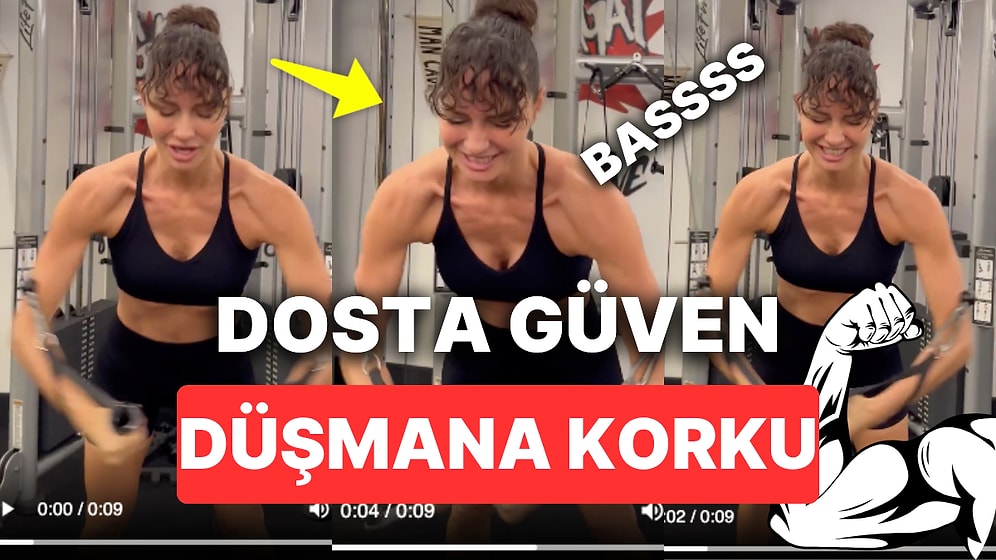 Yasemin Özilhan'ın Spor Yaparken Paylaştığı Video Tüm Gün Tavuk Pilav Yiyen Sporcu Abileri Bile Korkutacak