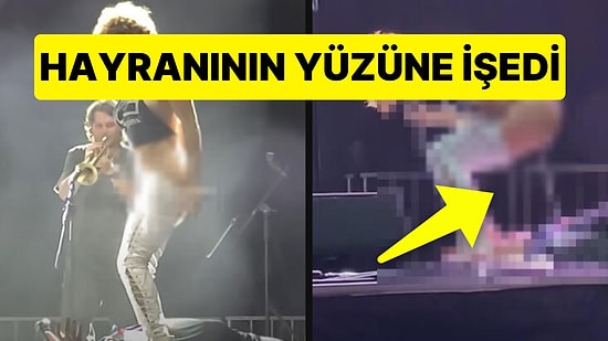 Sophia Urista İsimli Solist Pantolonunu İndirip, Sahneye Çıkan Bir Hayranının Yüzüne İşedi