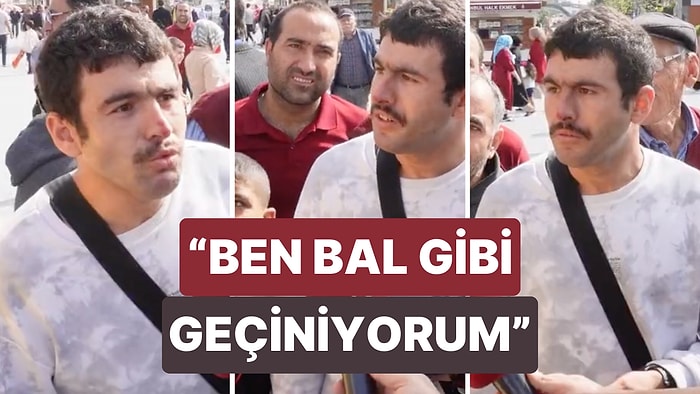 Sokak Röportajında Herkes Ekonomiyi Eleştirirken Bir Kişi "Ben Bal Gibi Geçiniyorum" Deyince Tartışma Çıktı