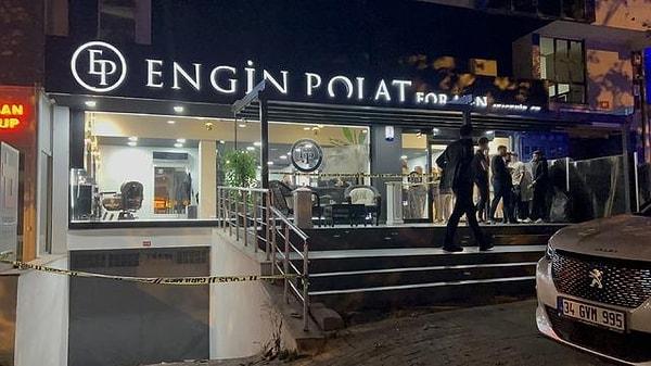 Ataşehir'de bulunan Engin Polat'a ait kuaföre saldırı kimliği belirsiz kişiler tarafından saat 18.30 sularında yaşandı.