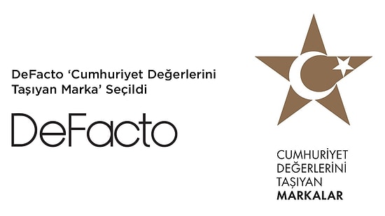 DeFacto "Cumhuriyet Değerlerini Taşıyan Marka" Seçildi