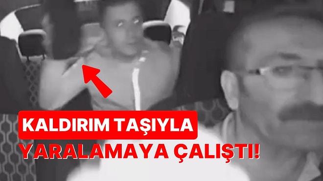 İzmir'de Taksiye Binen Bir Müşteri 62 Yaşındaki Taksicinin Başına Kaldırım Taşıyla Vurup Gasp Etmeye Çalıştı!