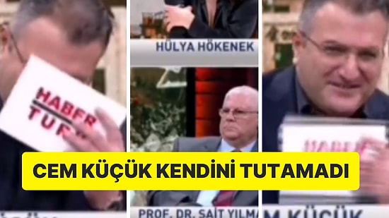 HaberTürk Yayında Büyük Gaf: Cem Küçük Kendini Tutamadı
