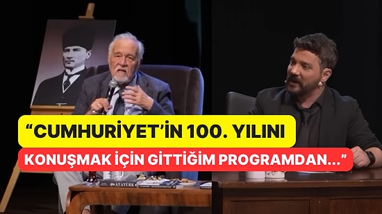 İlber Ortaylı 100. Yıl Özel Programının Tanıtımında  İsrail - Filistin Savaşına Yer Verilmesine Tepki Gösterdi