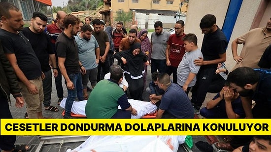 Gazze Cesetlerle Doldu: Yer Kalmadı, Dondurma Dolaplarına Konuldu