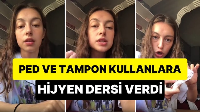 Kadınların Ortak Tuvaletlerde Ped ve Tampon Kullanımına Küfür Ederek İsyan Edip Hijyen Dersi Veren Genç