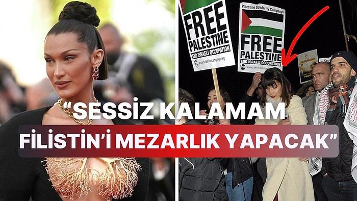 "Kimseden Korkmuyorum!" Filistin Asıllı Süper Model Bella Hadid, Netanyahu'nun Politikasını Yerden Yere Vurdu