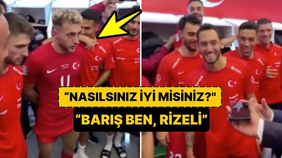 Cumhurbaşkanı Erdoğan'a Hemşehri Olduklarını Hatırlatan Barış Alper Yılmaz Soyunma Odasını Güldürdü