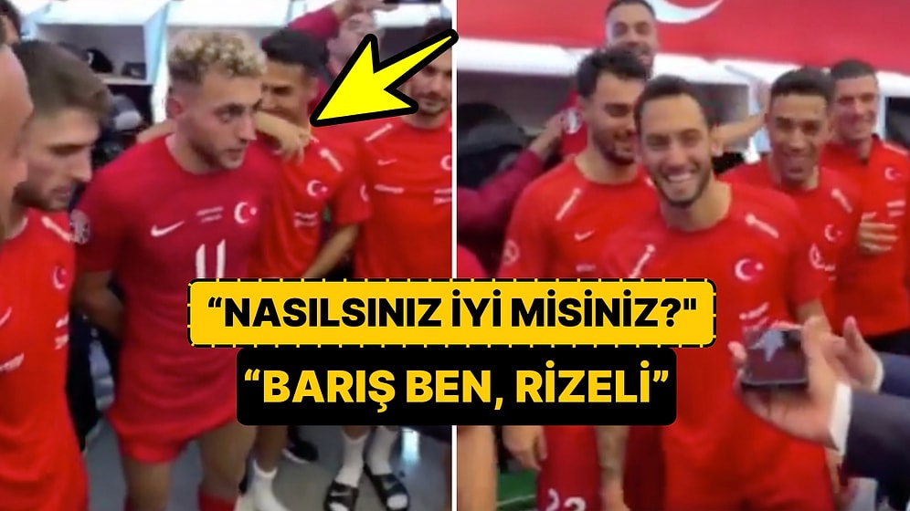 Cumhurbaşkanı Erdoğan'a Hemşehri Olduklarını Hatırlatan Barış Alper Yılmaz Soyunma Odasını Güldürdü