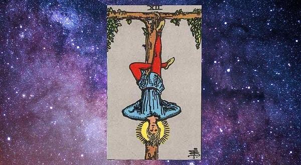 Your chosen card; "The Hanged Man"