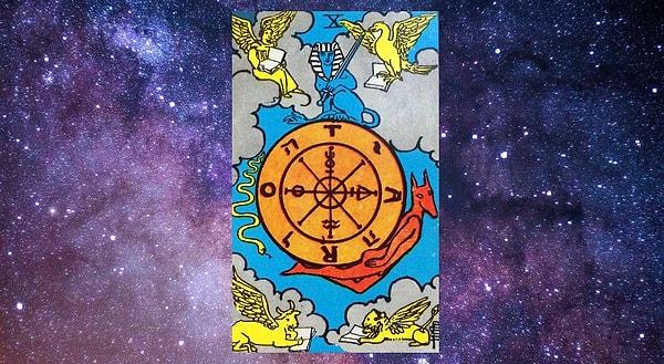 Card of your choice; "Wheel of Destiny"