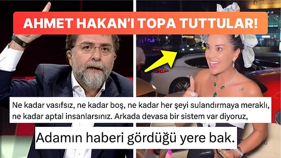 Ahmet Hakan, Kara Para Akladığı İddia Edilen Dilan Polat'a Yönelik Sözleriyle Tartışma Yarattı
