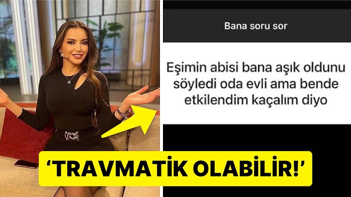 Esra Ezmeci'ye Gelen Soru Ortalığı Karıştırdı: Eşinin Evli Abisiyle Kaçmak İstediğini Söyledi