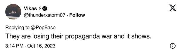 "Propaganda savaşını kaybediyorlar ve bu da kanıtı"