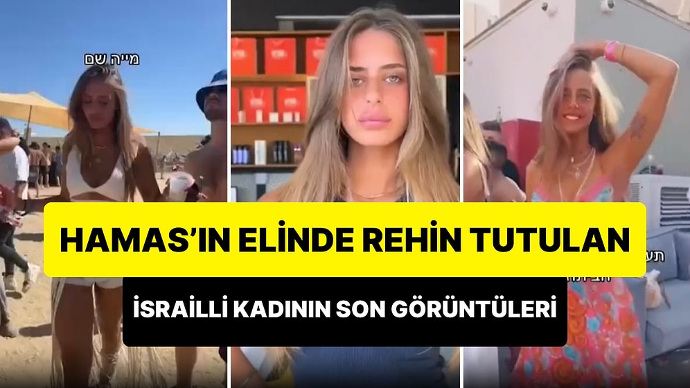 Hamas'ın Rehin Tuttuğu İsrailli Mia Shem'in Müzik Festivalinde Kaydedilen Son Görüntüleri Ortaya Çıktı