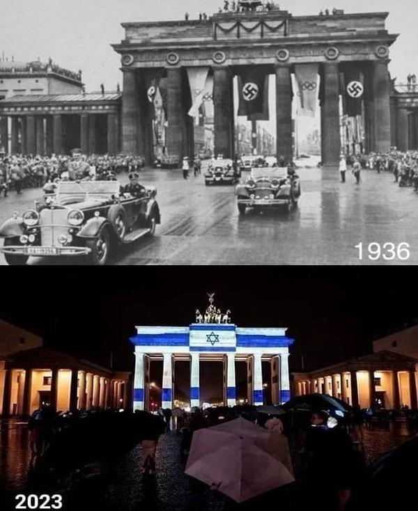 1. 1936 yılından bugüne Berlin'in değişimi.
