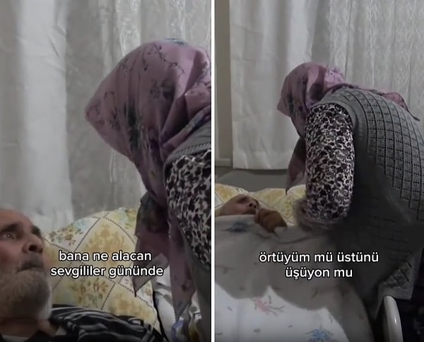 Yatalak eşi ile ilgilenen bir kadının sosyal medyada paylaşılan görüntüleri izleyen herkesin içini parçaladı.