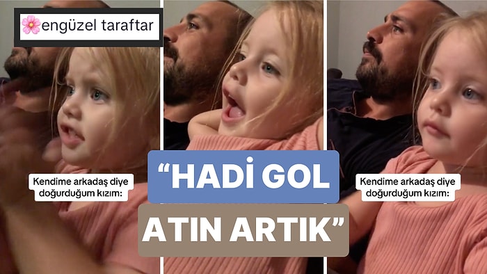 Babasıyla Birlikte Milli Maç İzleyen Miniğin Heyecanlı Anlarını Görünce Ekranı Isırmak İsteyeceksiniz!