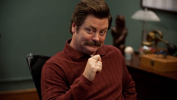 8. Ron Swanson - "Parks and Recreation"