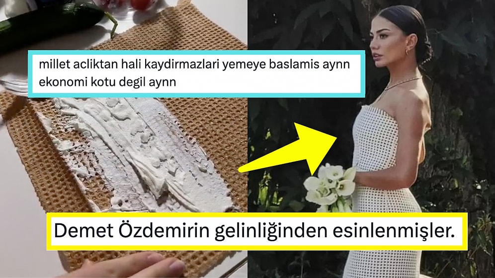 Halı Kaydırmaza Benzetilen Ekmekle Sandviç Yapan Kadın Sosyal Medya Goygoycularından Nasibini Aldı!