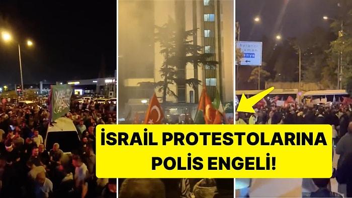 Türkiye'nin Dört Bir Yanından İsrail Protestosu: Polis Biber Gazıyla Müdahale Ediyor
