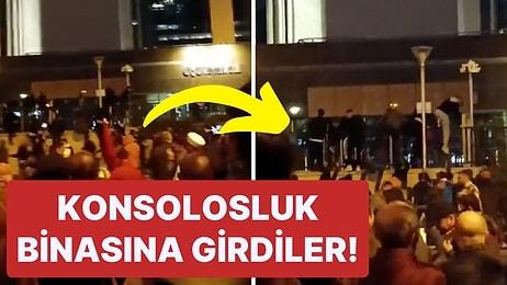 İstanbul'da İsrail'e 'Hastane Saldırısı' Tepkisi: Konsolosluk Binasına Girdiler!