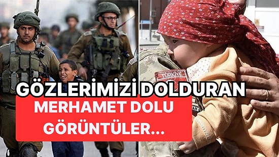 Peş Peşe Ölen Çocukların Acı Haberini Alırken Mehmetçiğin Top Oynayan Çocukları Koruduğu Anlar Gündem Oldu