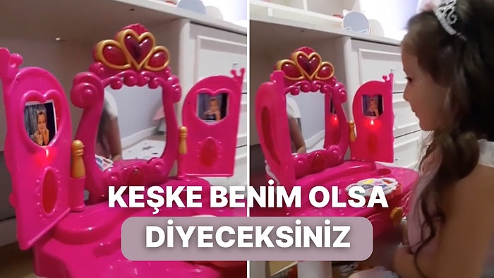 İçinizdeki Prenses Ortaya Çıkacak ve Bu Makyaj Masasını Çok Kıskanacaksınız