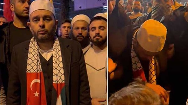 Askeri Gazze'ye göndermek isteyen İmam Halil Konakçı da biber gazının etkisiyle baygınlık geçirdi.