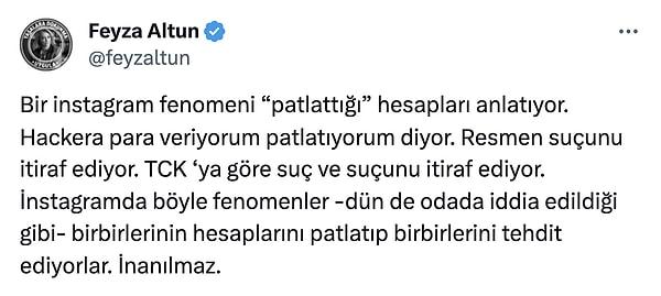 Seyhan Soylu ile birlikte sosyal medya fenomenlerinin korkulu rüyası olan Avukat Feyza Altun, Ümran Avcu'nun yaptığı itirafı bu şekilde ifşa etti 👇